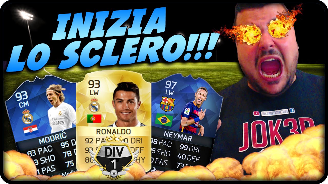 FIFA 16 RTD1 : INIZIA LO SCLERO !!!