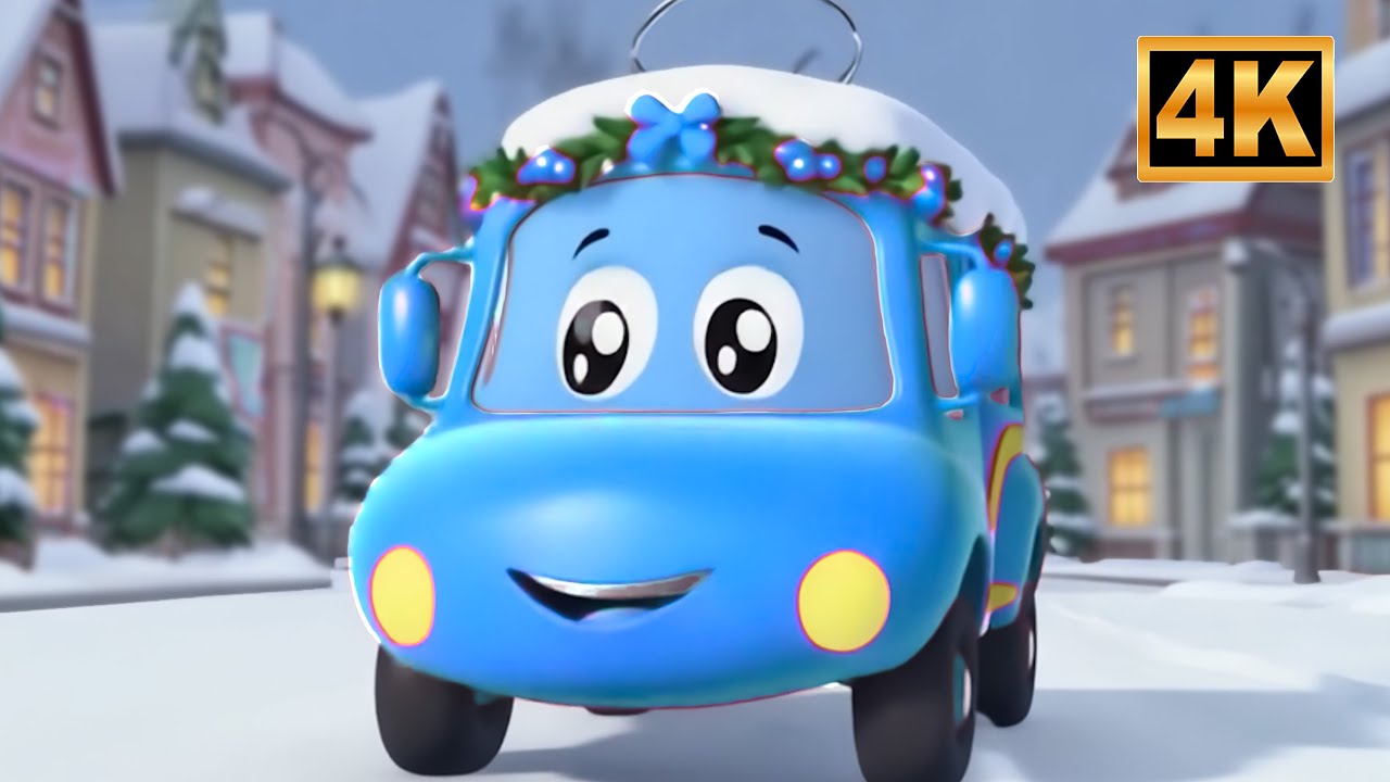 Little Red Car -Bánh Xe Trên Xe Buýt Giáng Sinh - Chuyến Đi Của Ông Già Noel Dành Cho Trẻ Em