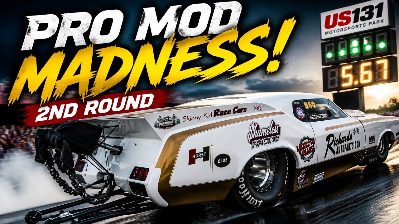Невероятные события второго раунда ProMod на трассе US 131 Motorsports Park.
