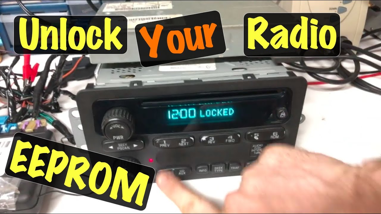 2003 - 2006 How to VIN Unlock Salvage Yard GM RDS Radio w/ Tech2 OR Manually Programming its EEPROM