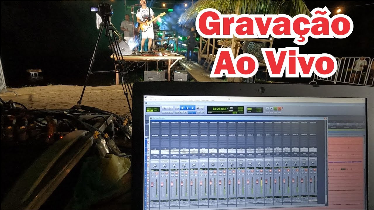 Gravação de show ao vivo [Captando o áudio]