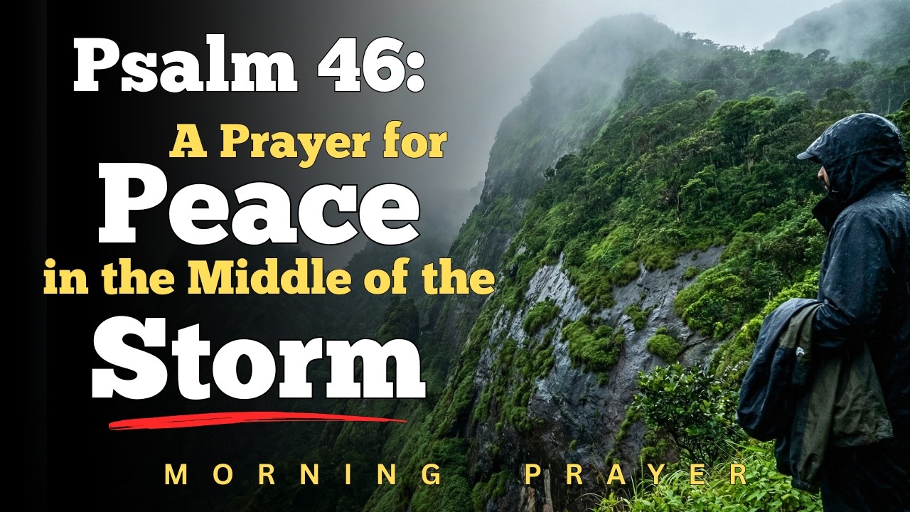 Psalm 46: God is Our Refuge... A Prayer for Peace in the Middle of the Storm Morning Prayer