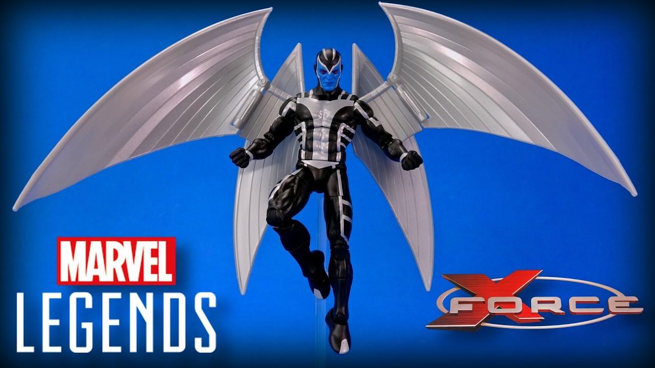 Marvel Legends X-Force Archangel Deluxe X-Men Angel Hasbro Action Figure Overview!