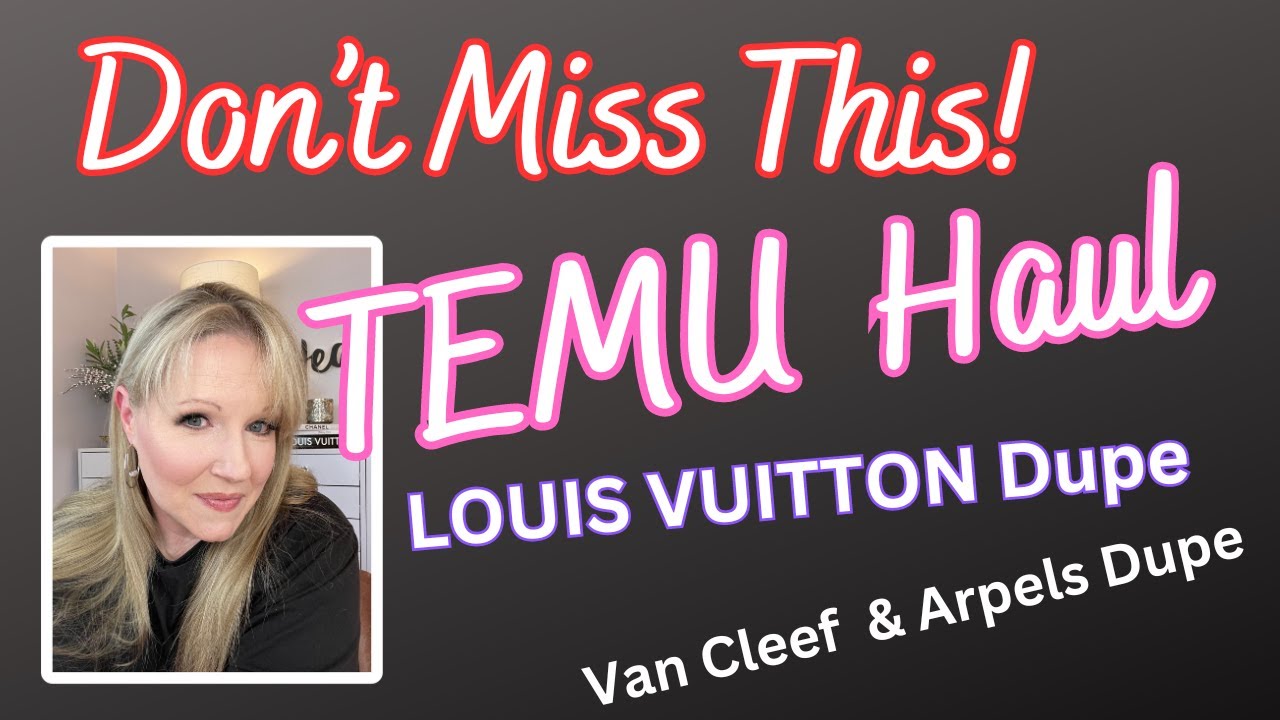 TEMU HAUL! LOUIS VUITTON DUPE? VARIETY OF ITEMS