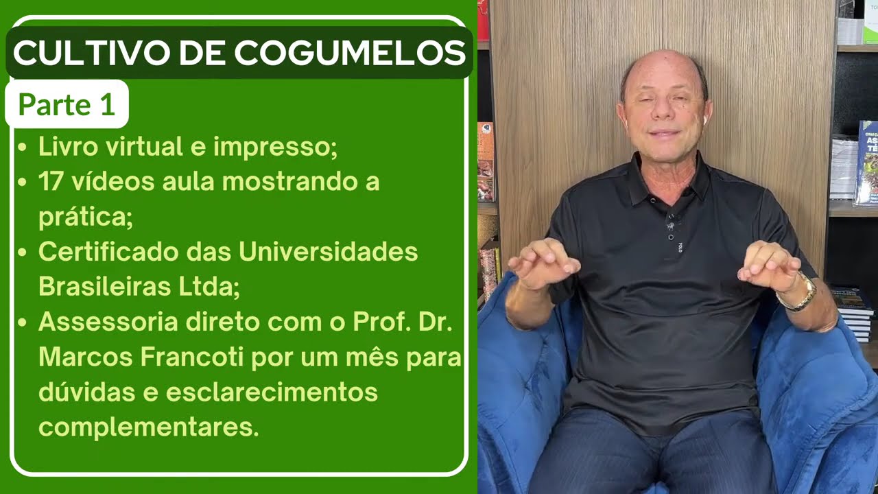 Live Gratuita Cultivo de Cogumelos compro por 400,00 o quilo