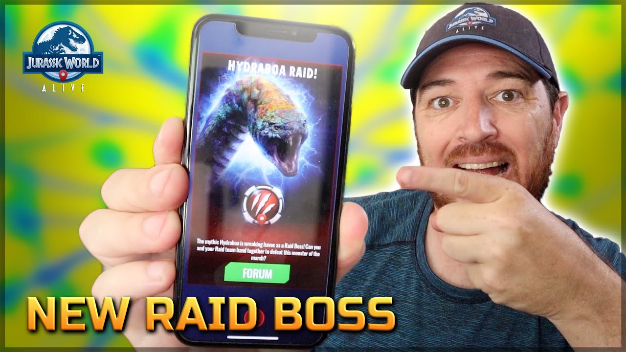 HOW TO DEFEAT HYDRA BOA RAID BOSS IN JURASSIC WORLD ALIVE