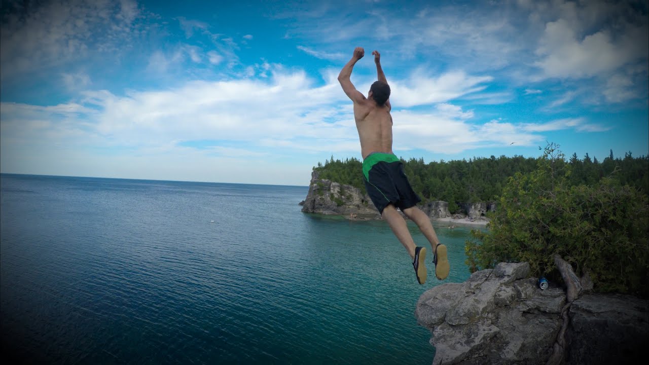Tobermory Grotto Cliff Jumping 2016 PART 1