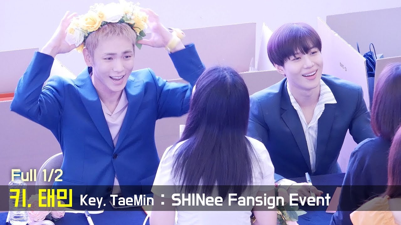 [Full 1/2] 키, 태민 Key, Taemin fancam : 샤이니 팬싸인회 SHINee  Fansign : Goyang Starfield