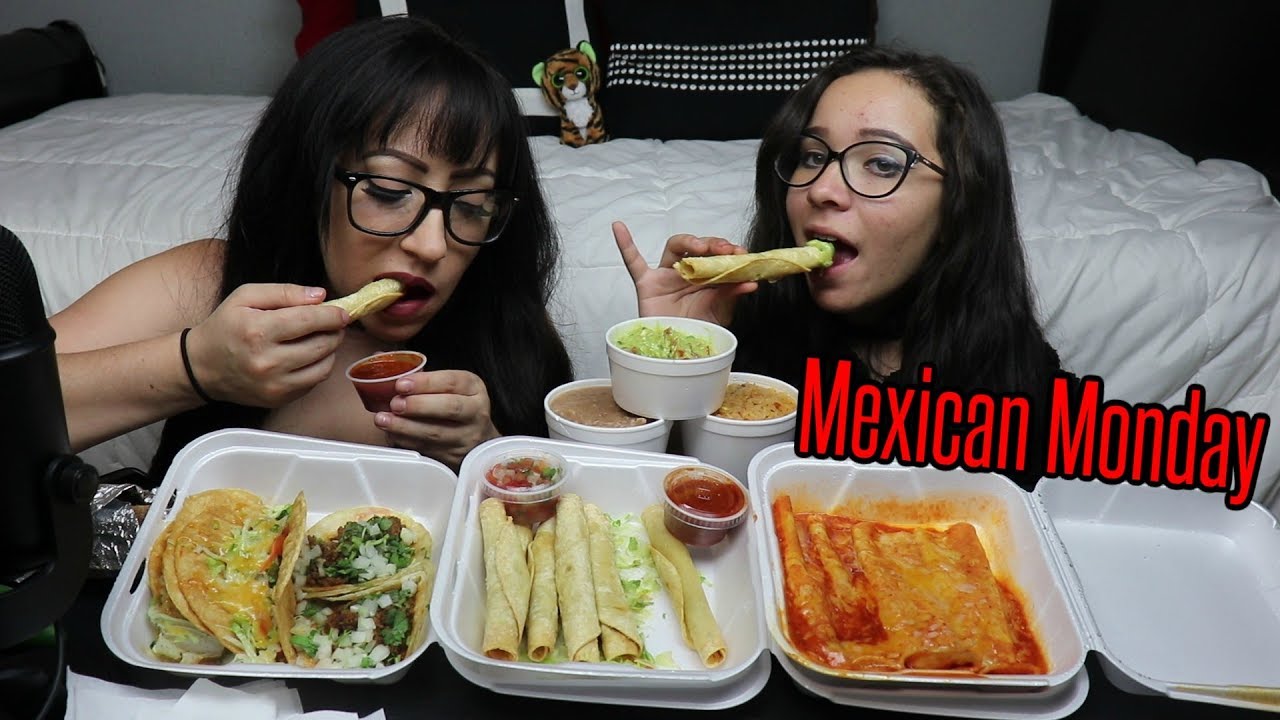 ENCHILADAS, TAQUITOS, TACOS | MEXICAN MONDAY | EATING SHOW