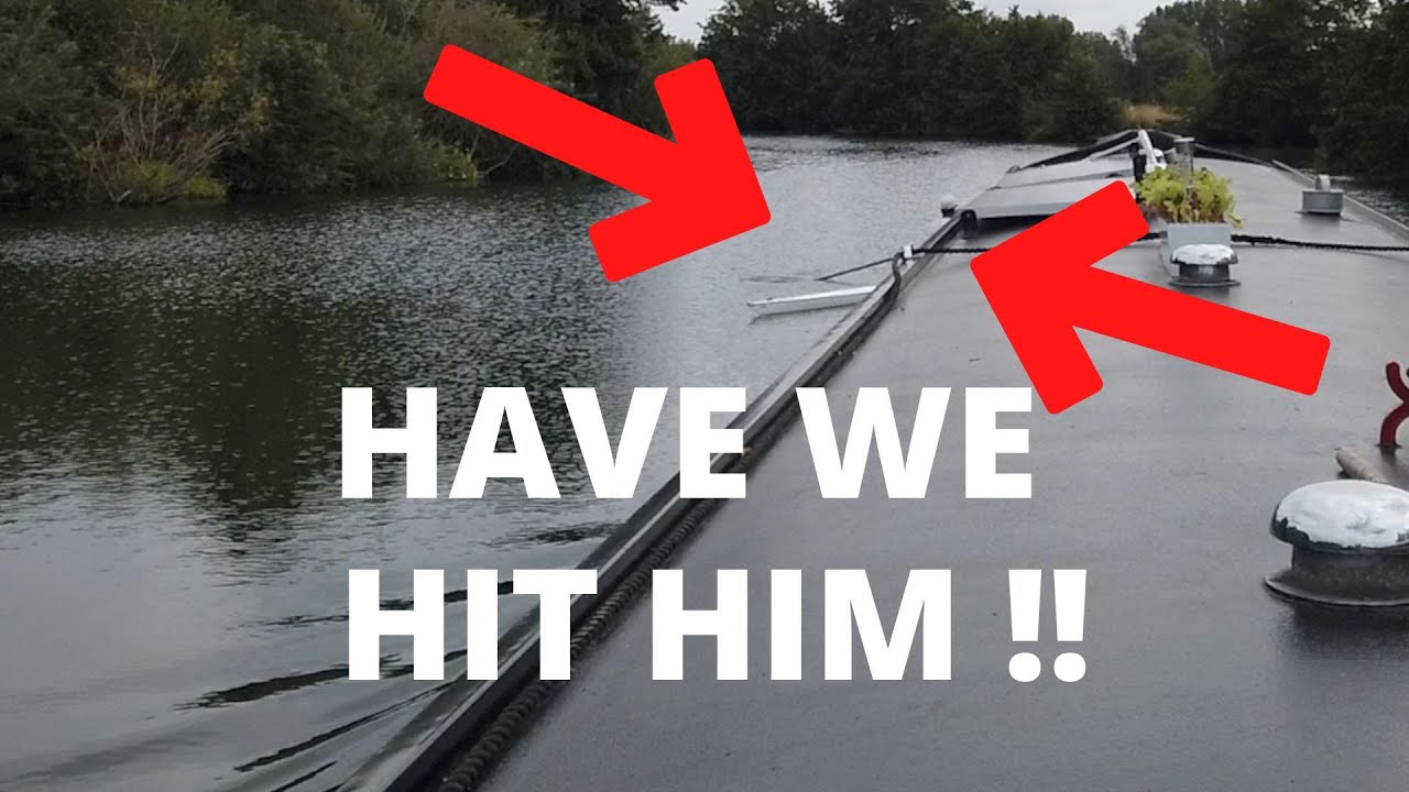 NARROWBOAT - Collision with rower on the THAMES?? BOAT LIFE | Episode 23