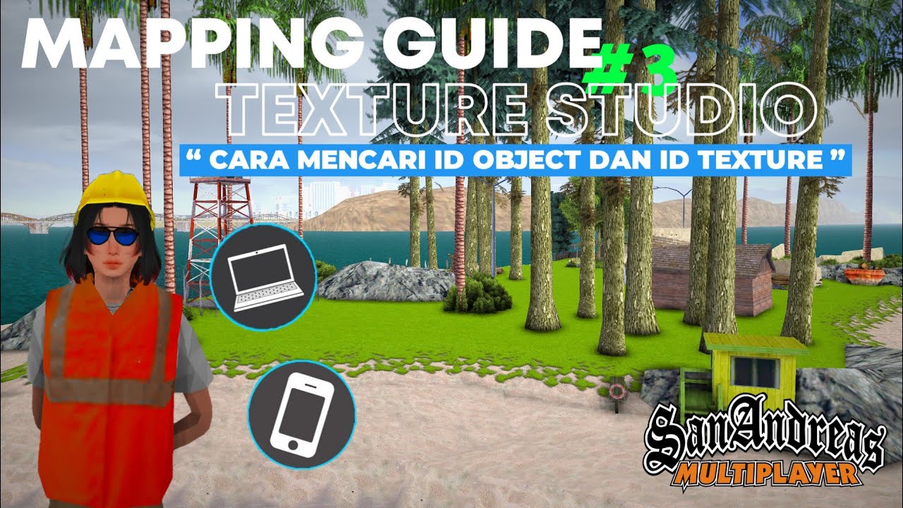 CARA GAMPANG CARI ID OBJECT DAN ID TEXTURE UNTUK MAPPING DI TEXTURE STUDIO - MAPPING GUIDE #3