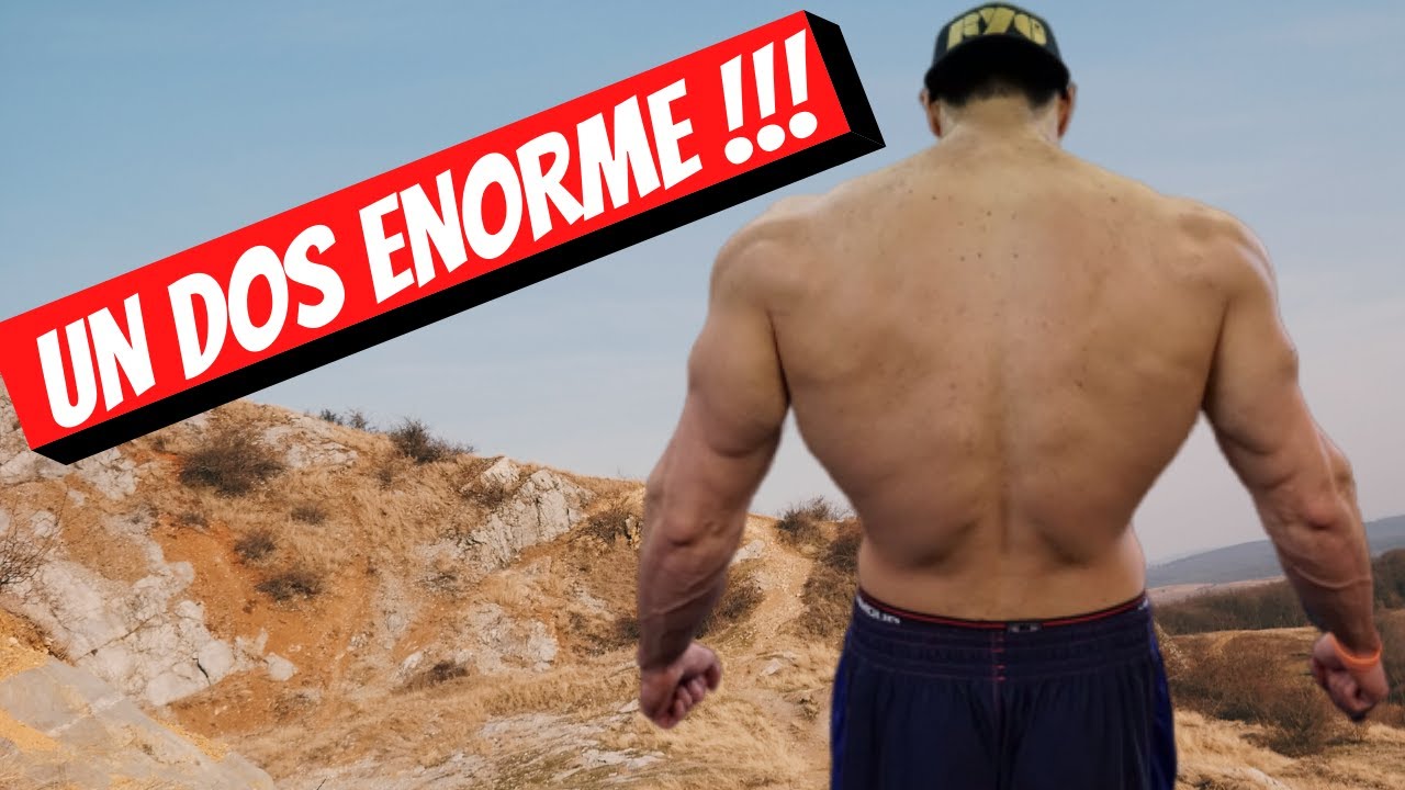 UN DOS ÉNORME AVEC CA EN MUSCULATION