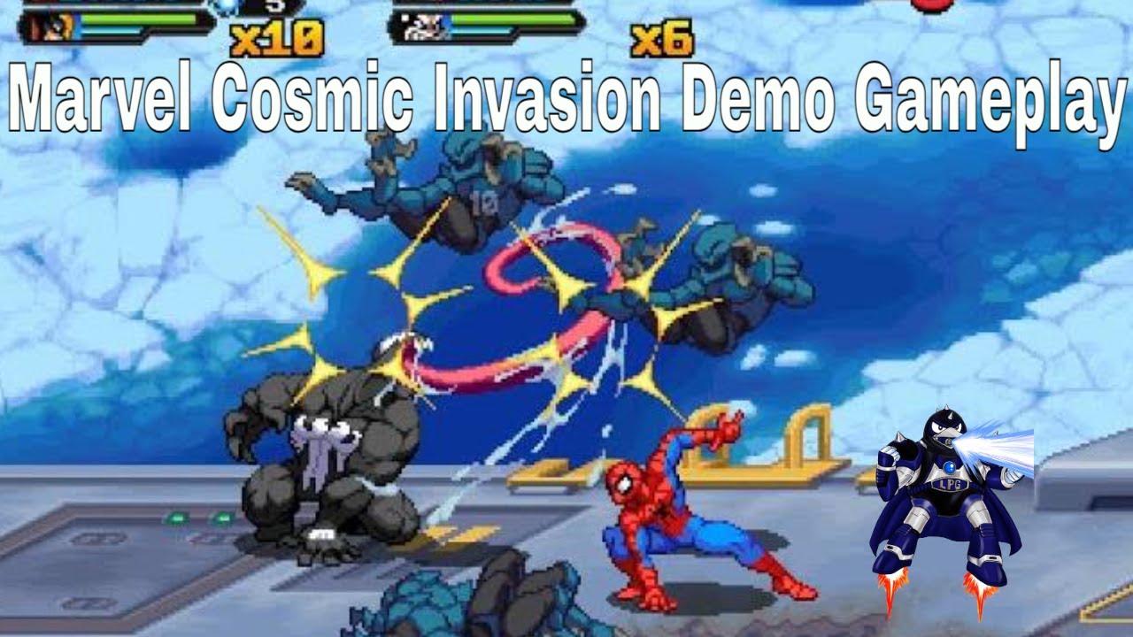 Геймплей демоверсии Marvel Cosmic Invasion