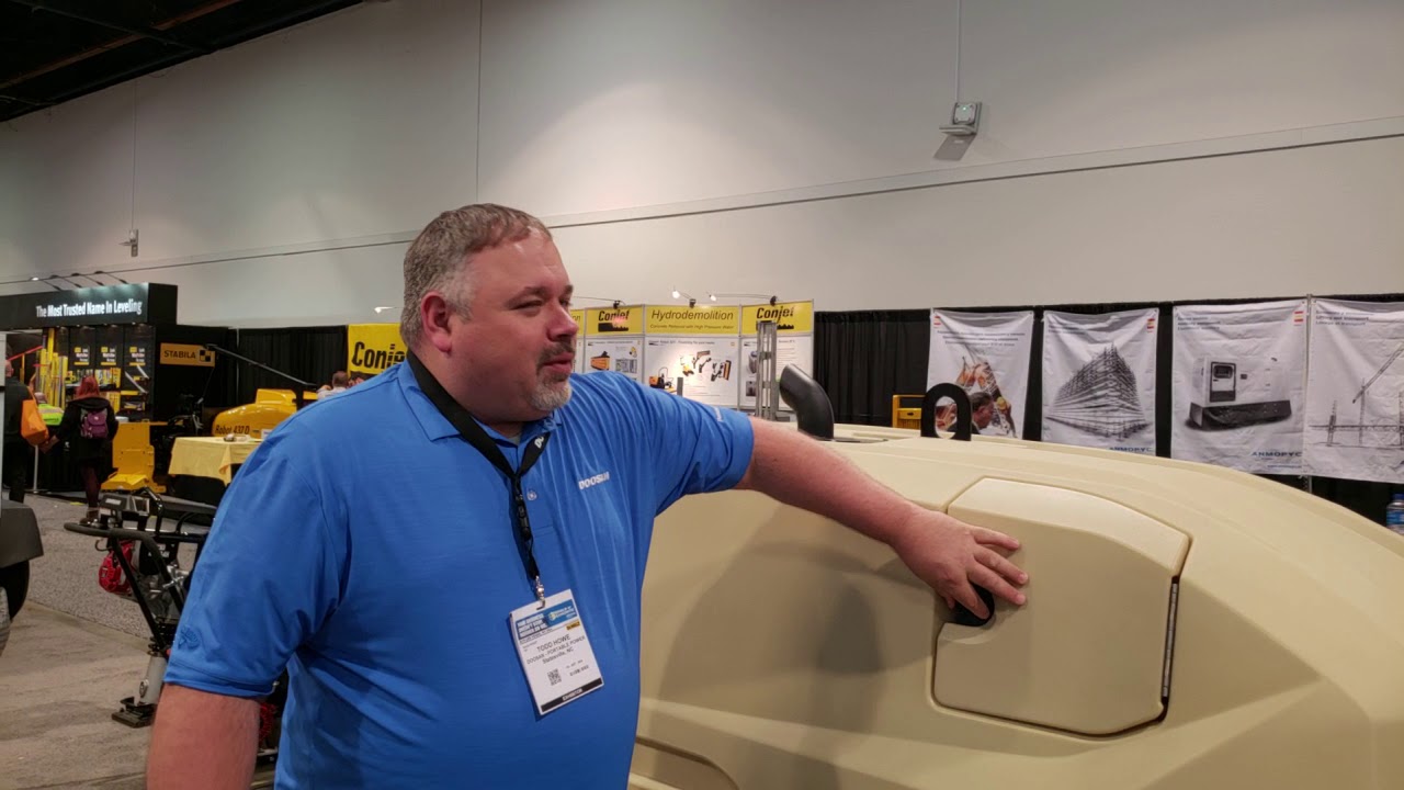 Doosan Portable Power C185 Air Compressor at World of Concrete 2019