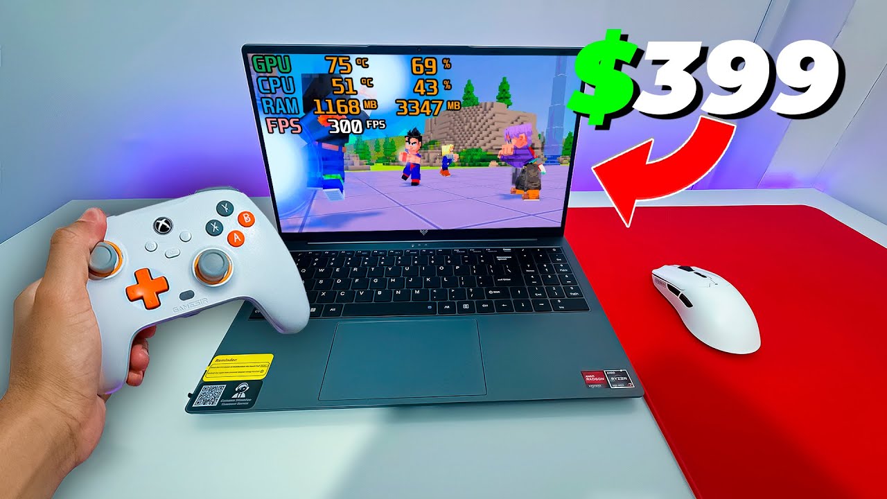 Kupiłem TANIEGO laptopa i zamieniłem go w GAMINGOWEGO!! (300 FPS)