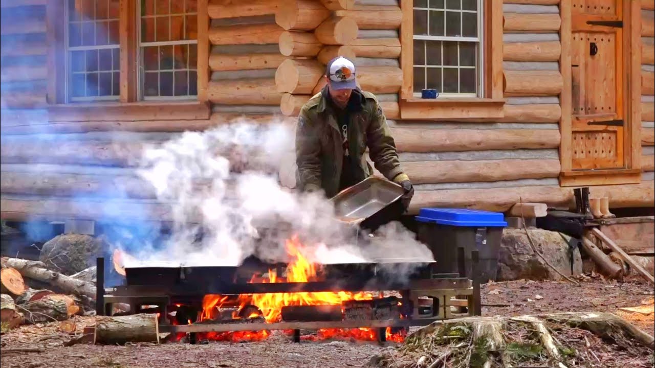 Кленовый сироп, Волк в хижине, Рубка деревьев и Время для семьи! / Эпизод 113 / Строительство хиж...