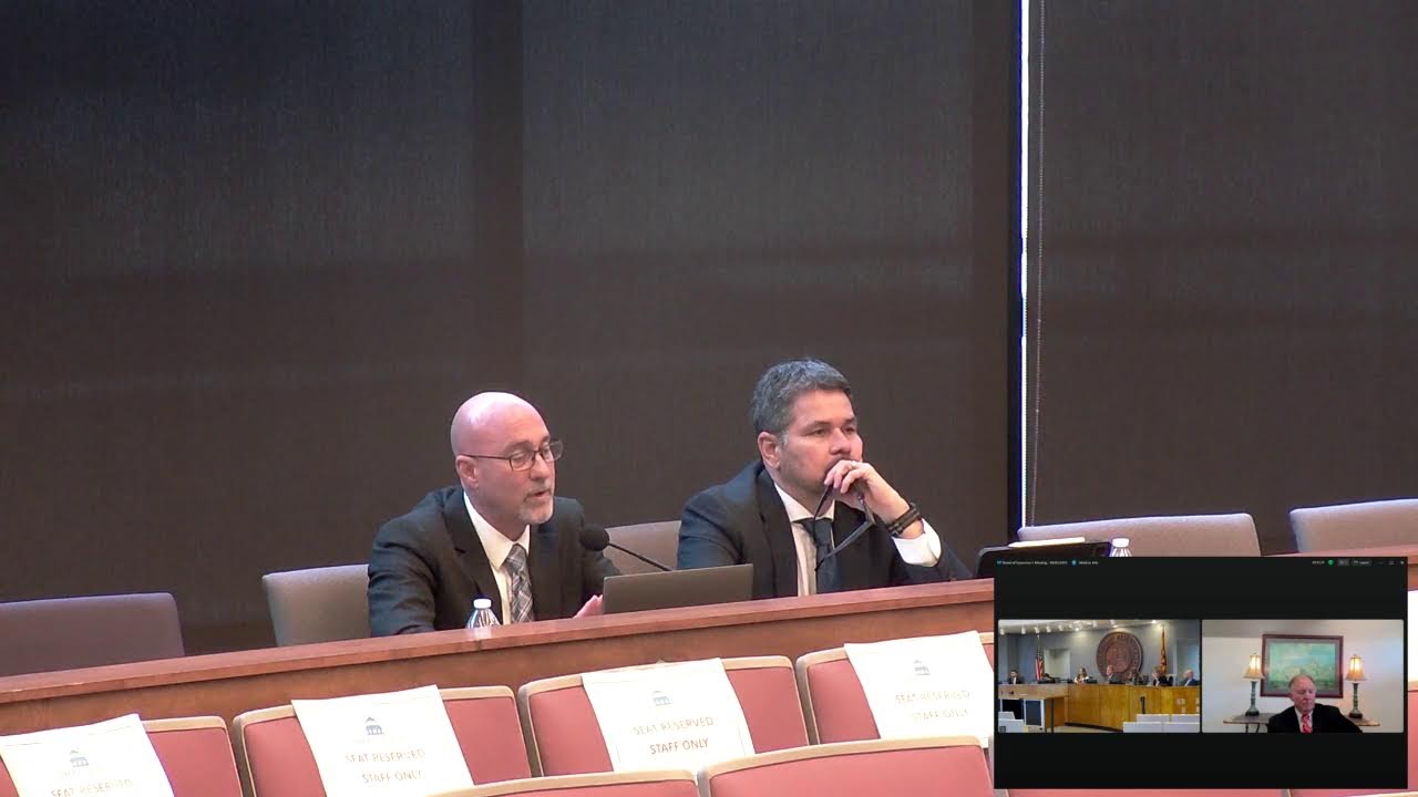 Pima County Board of Supervisors Meeting - September 2, 2025