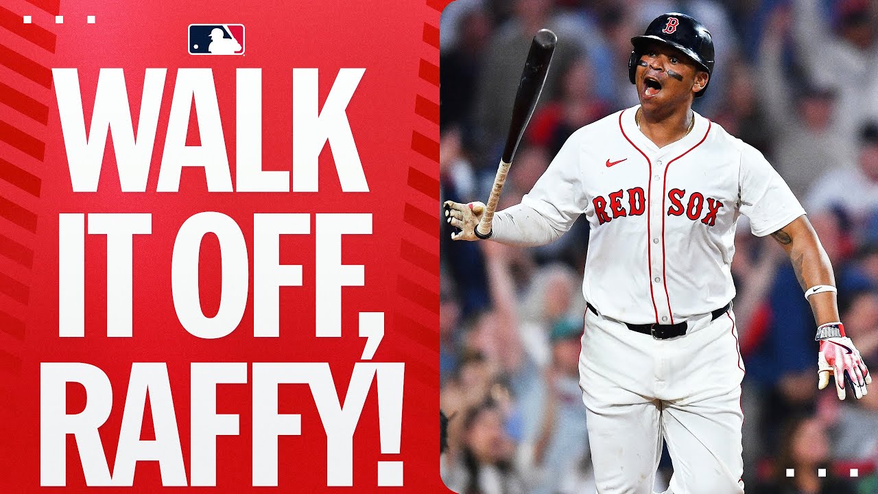 Rafael Devers hits first career WALK-OFF HOMER!