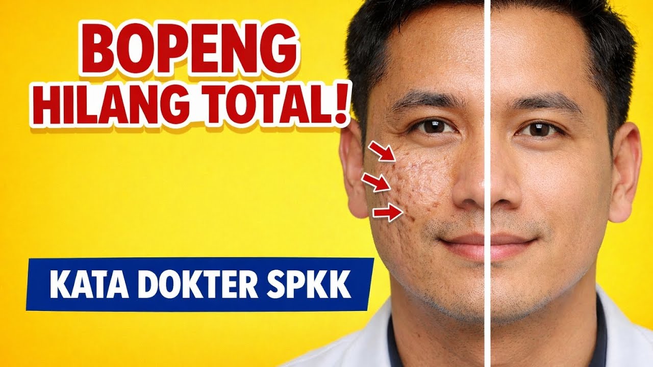 CARA MENGHILANGKAN BOPENG BEKAS JERAWAT SECARA ALAMI & MEDIS | WAJAH KEMBALI MULUS!