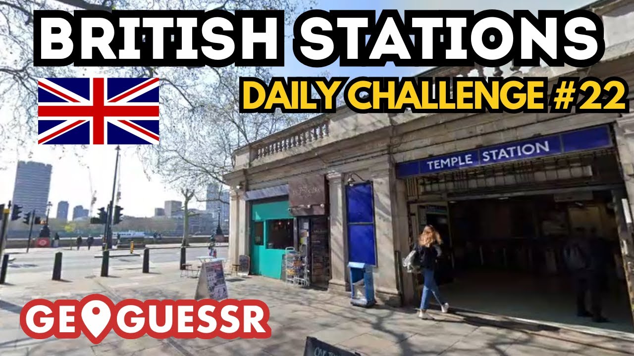 Могу ли я угадать станции Великобритании на GeoGuessr? Американец снова играет в NO MOVE!