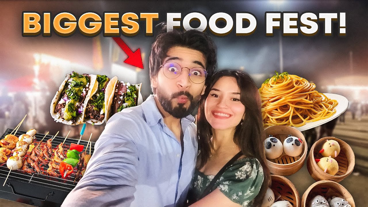 America kay Food Fest may ajeebo Ghareeb Cheezein khayi