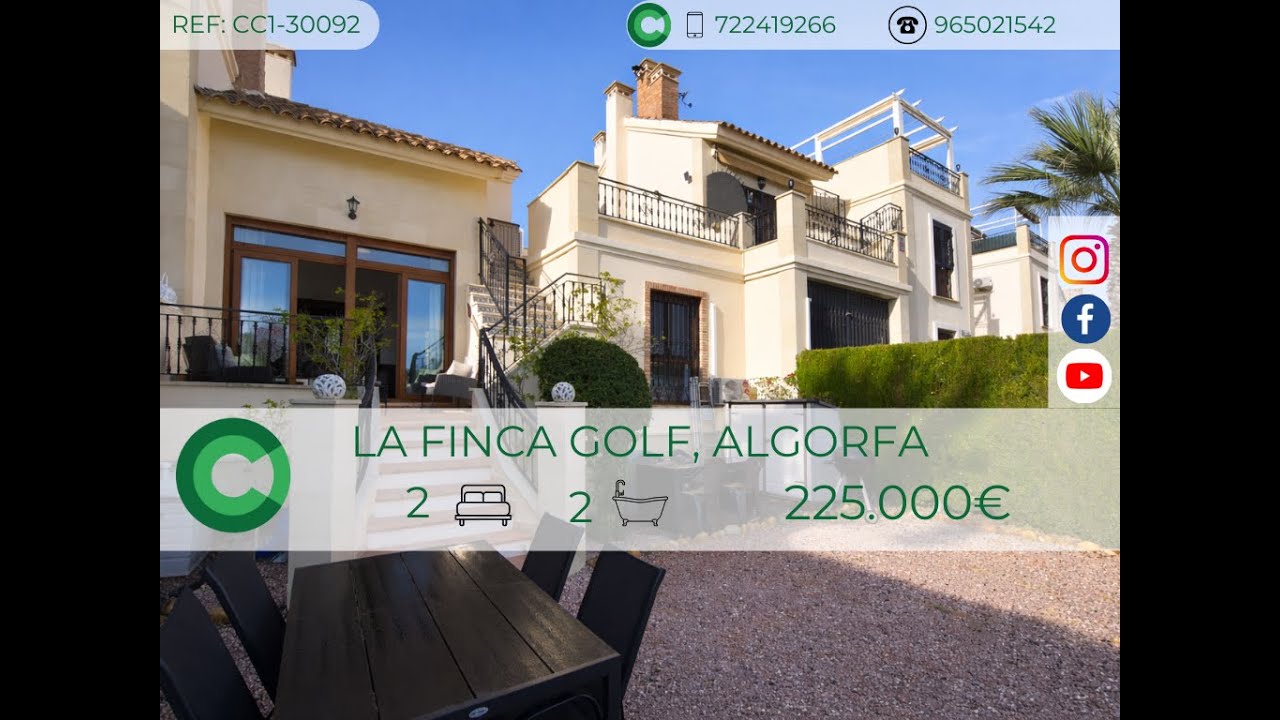 CC1-30092 - 2-Bedroom Lola Bungalow with views in La Finca Golf. | Casas Connect