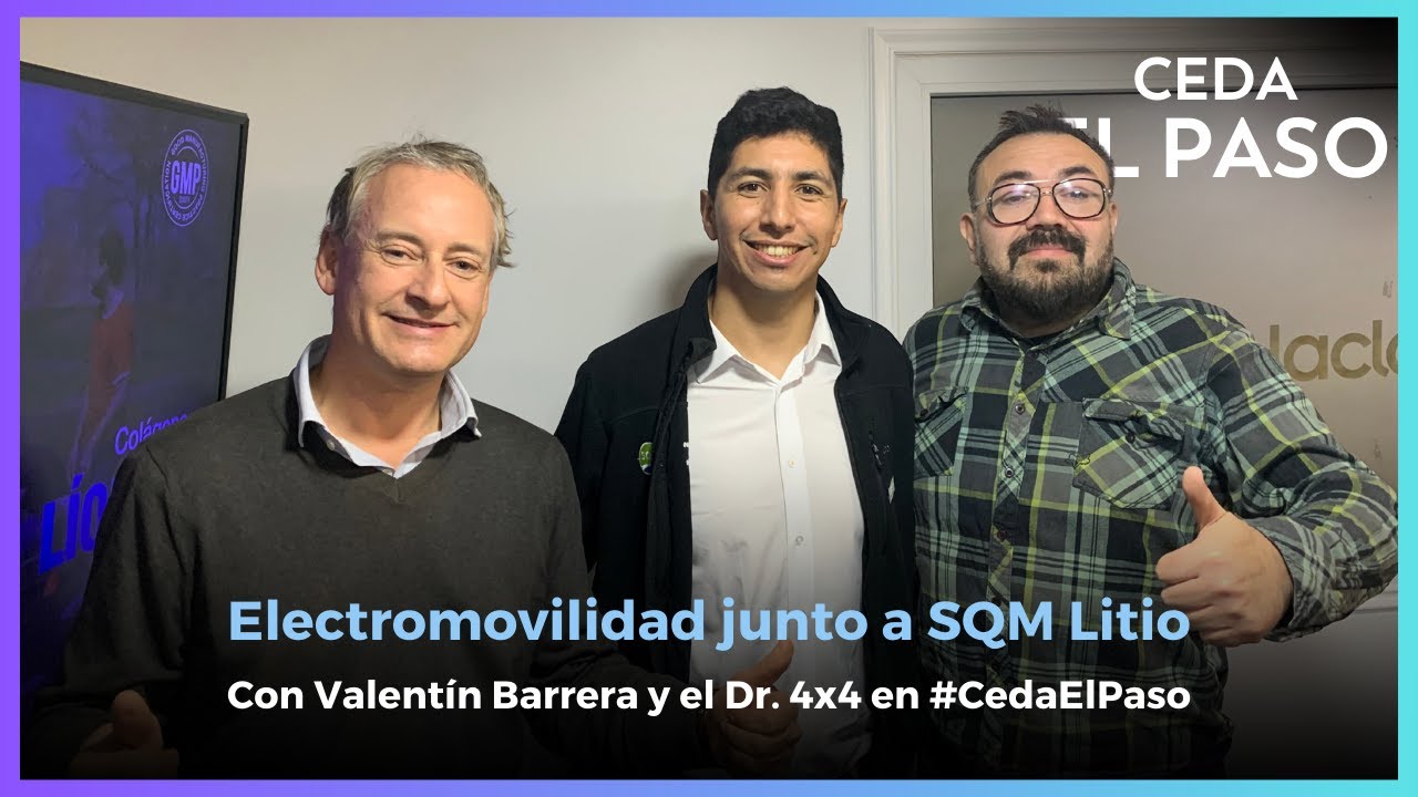 Junto a Valent&iacute;n Barrera de SQM Litio hablamos de electro movilidad en #CedaElPaso