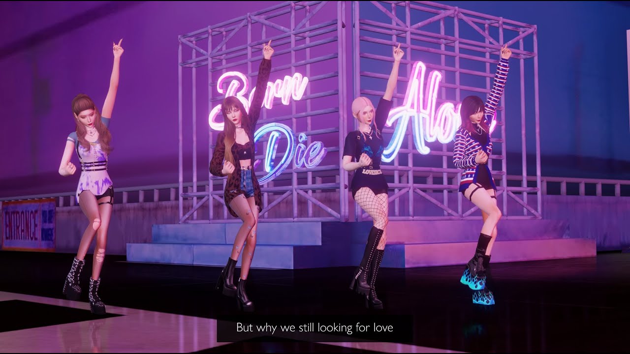 LIMITLESS - Lovesick Girls (Sims4 K-pop Dance Video)