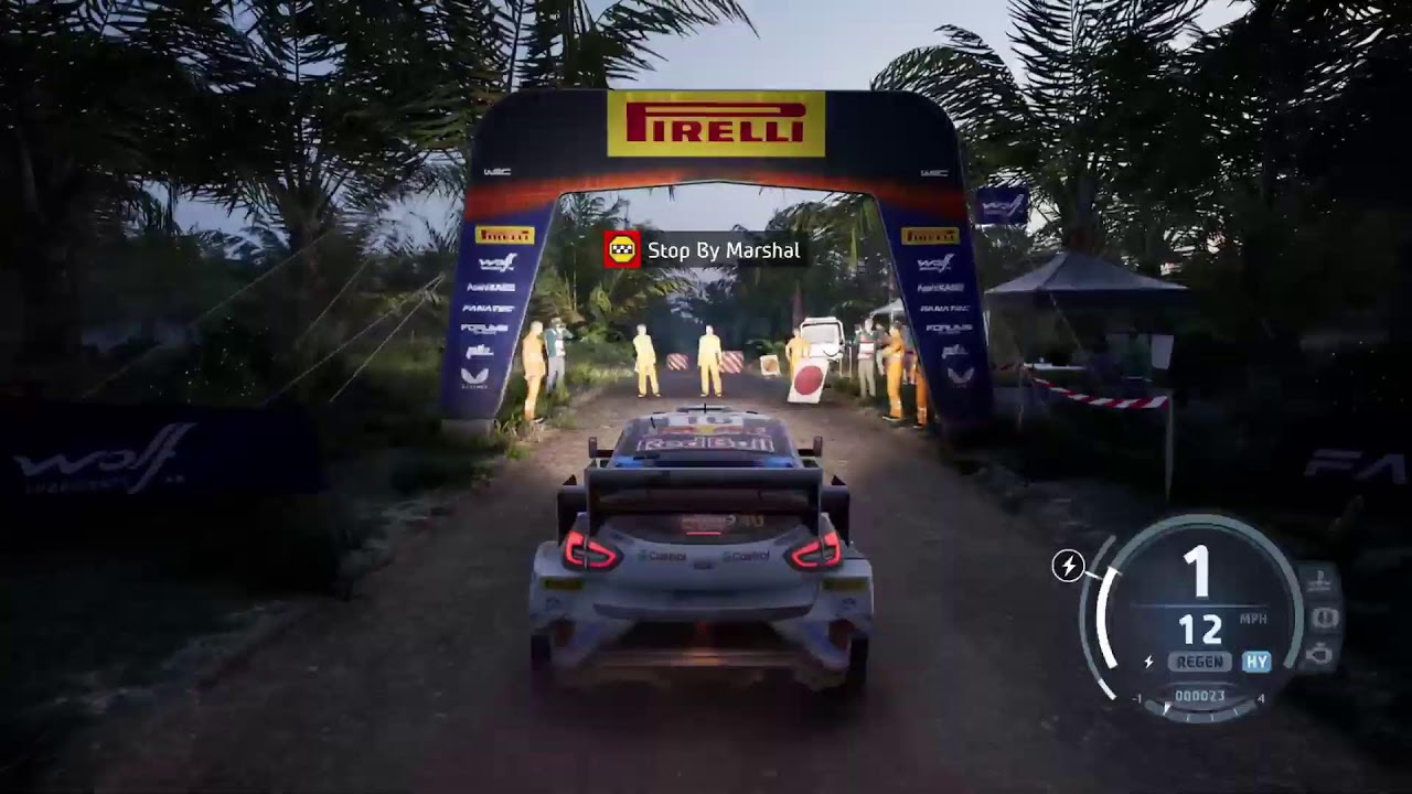 Sim setup WRC rough driving 😅