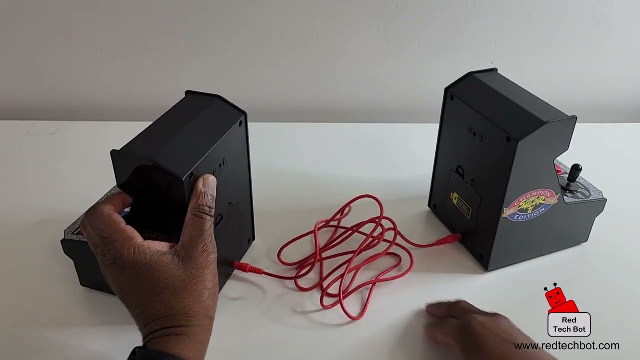 How to Connect Two MyArcade Super Street Fighter 2 Mini Arcade Systems for 2 Player Gaming