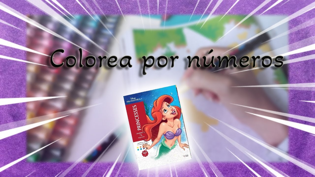 Colorea por números - Princesas #1
