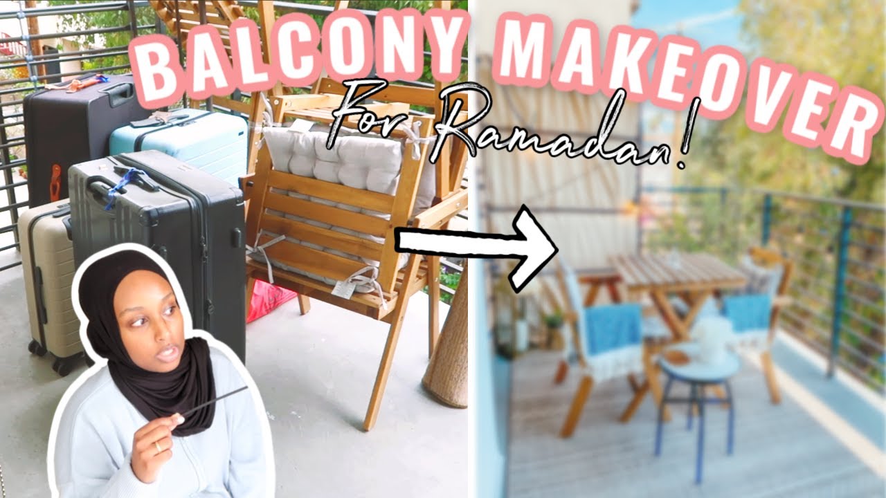MY BALCONY MAKEOVER FOR RAMADAN + DECOR IDEAS! | The Ramadan Daily | Aysha Harun