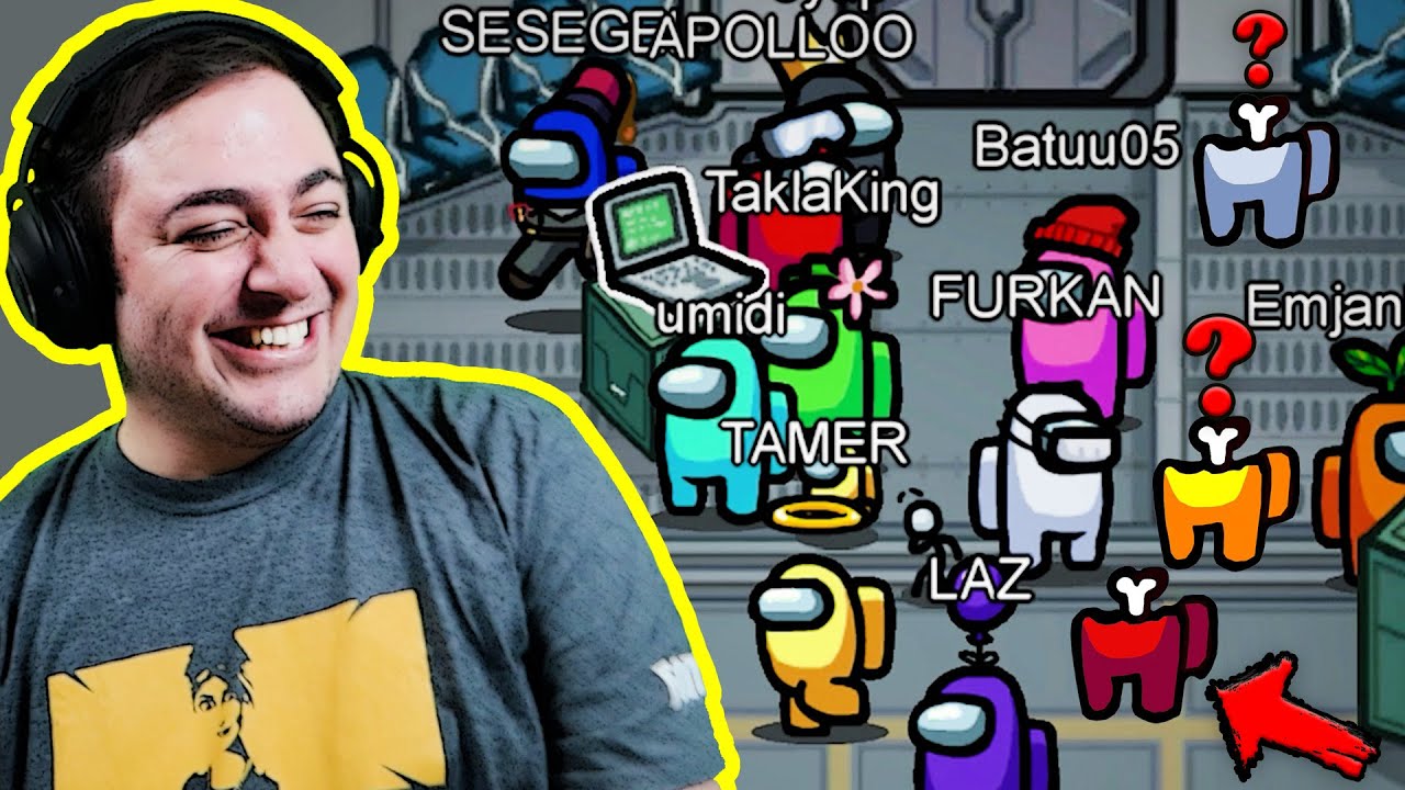 FAKE ATAN KATİL KİM? 10 YouTuber AMONG US #18