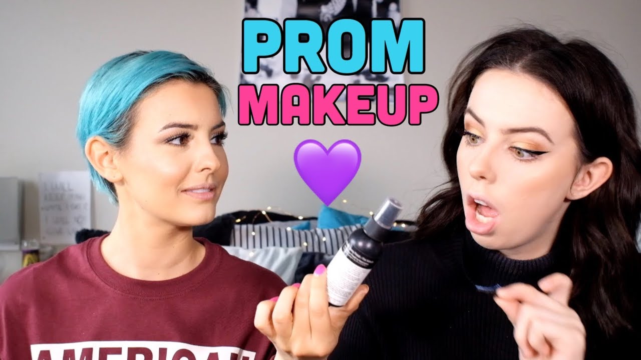 OLDER SISTER/YOUNGER SISTER | PROM 2018 MAKEUP TUTORIAL