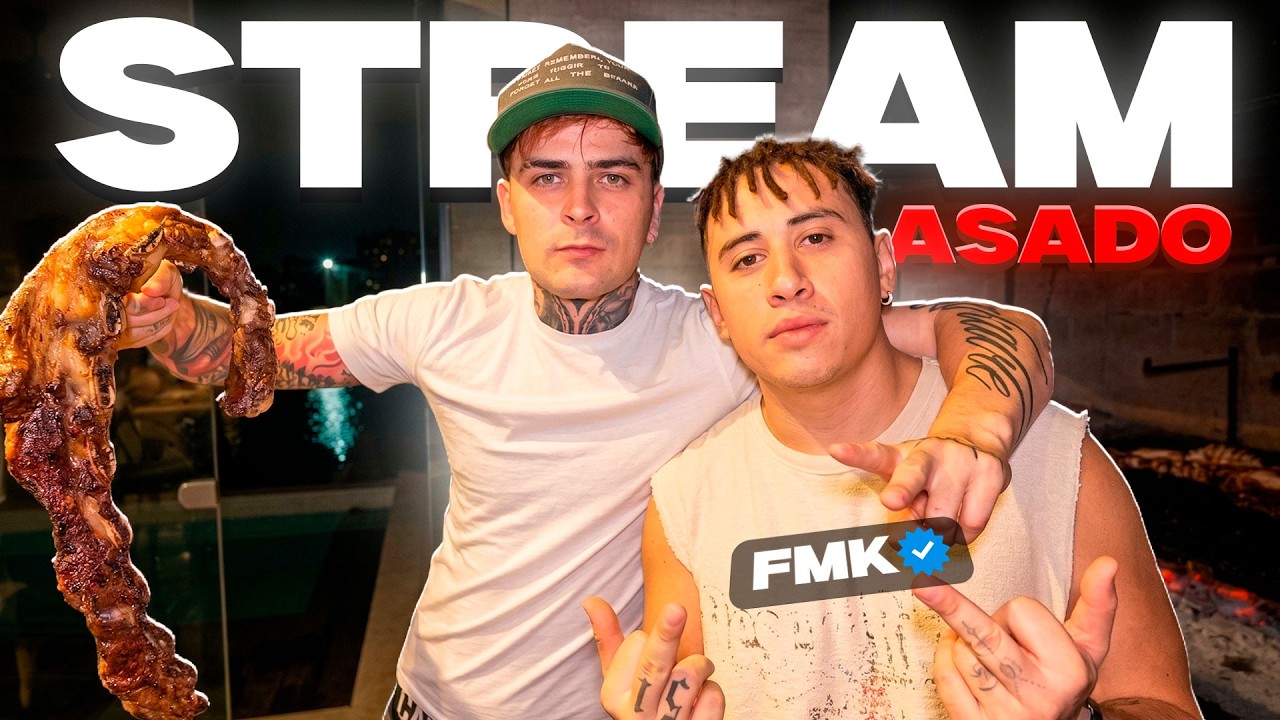 MI PRIMER ASADO EN VIVO (QUEMO TODO)