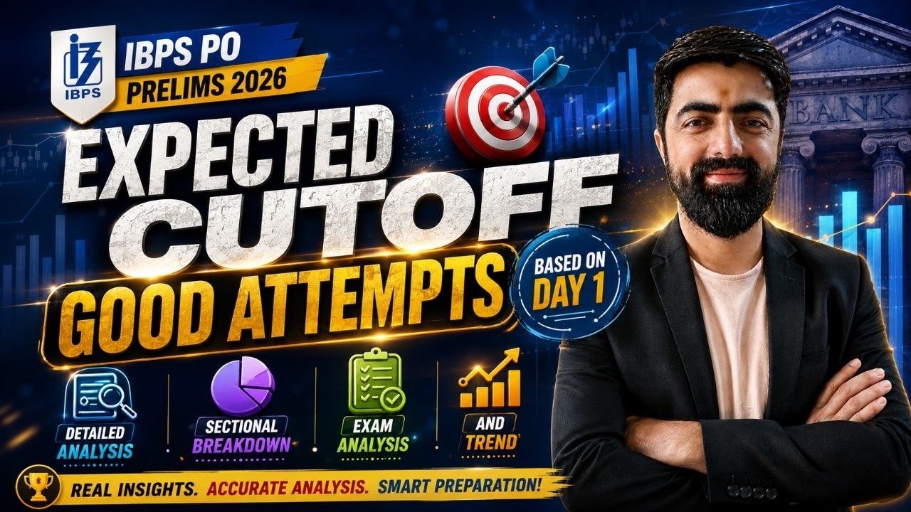 IBPS PO Pre 2026: Safe Attempts | All Shifts, Day 01 || इतने पे Safe हो || By Dhruva Sir