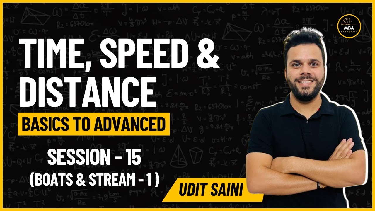 Time Speed and Distance 15 | Boat Stream - I | Arithmetic | Quantitative Aptitude | Udit Saini