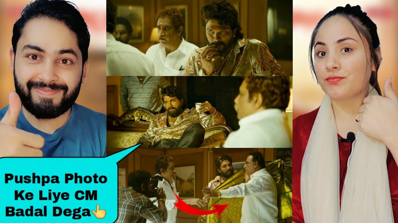 🔥 Pushpa 2 The Rule Pakistani Reaction | Part 5 - AlluArjun, Pushpa Ko Selfi Lene CM Se 