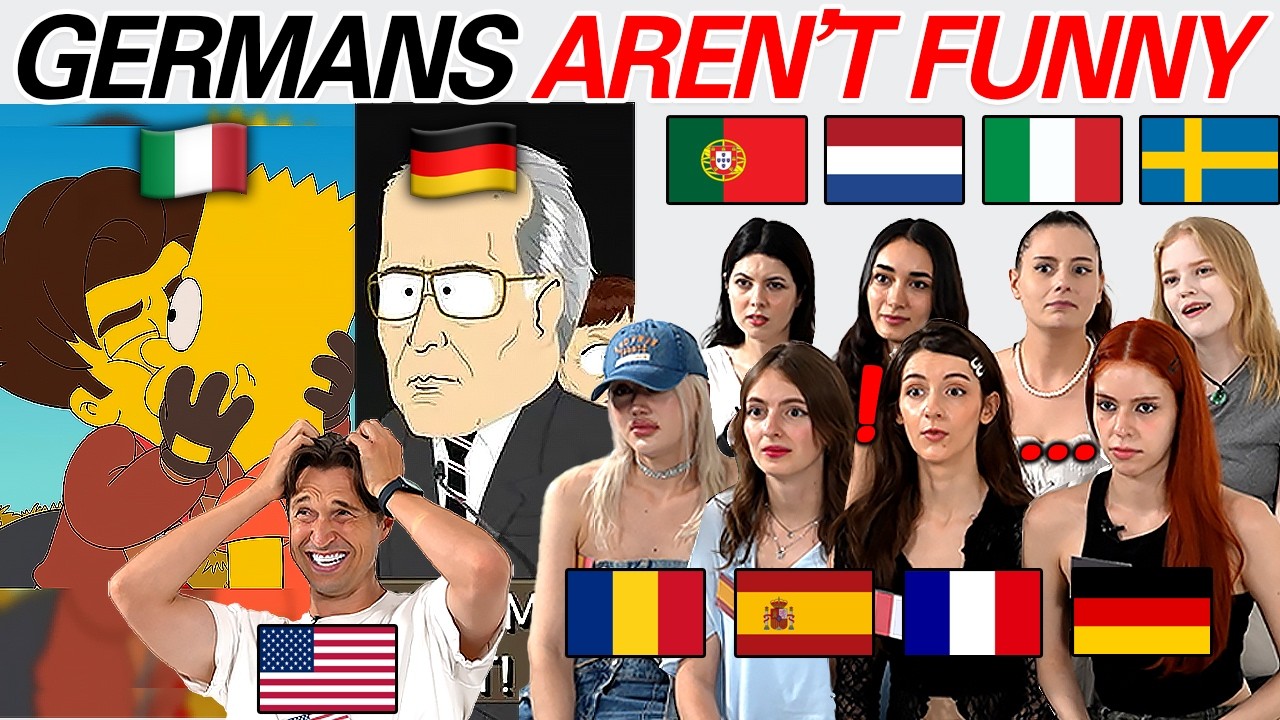 Europeans React To THE BEST European Stereotype Moments In American Cartoon! l Simpson, SouthPark