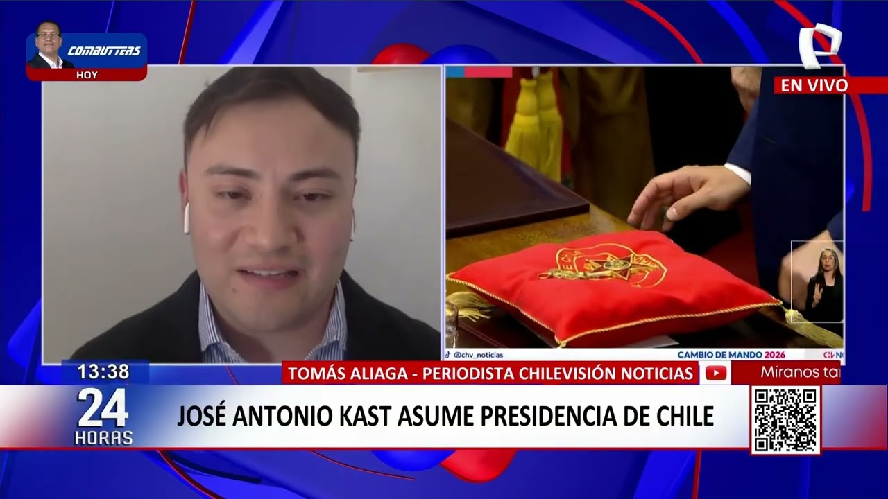 José Antonio Kast juramenta como presidente de Chile