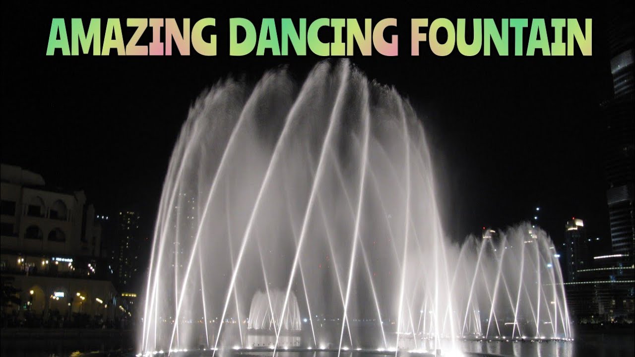 The Dubai Fountains in Burj Khalifa |Tourist Destination #TouristAttraction