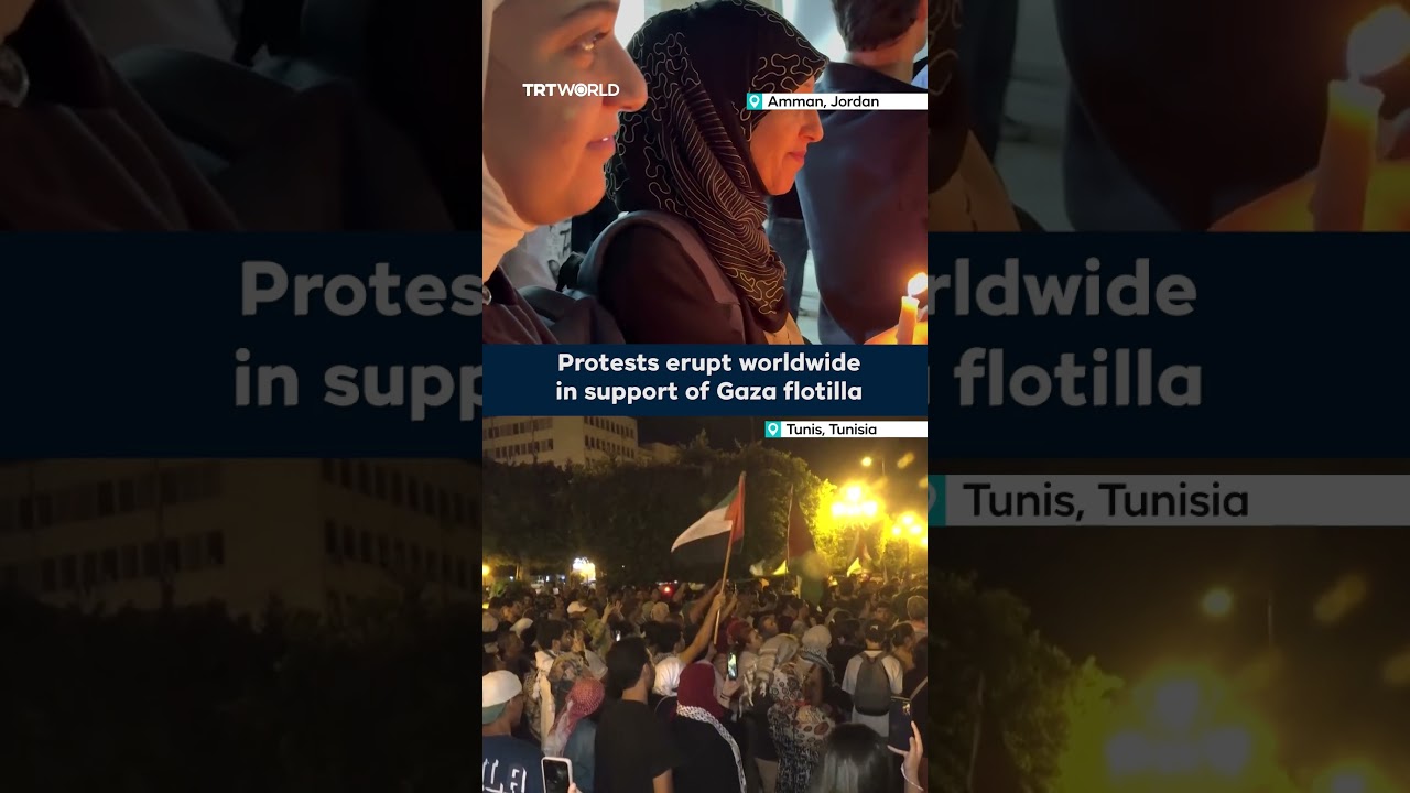 Protests erupt worldwide in support of Gaza flotilla