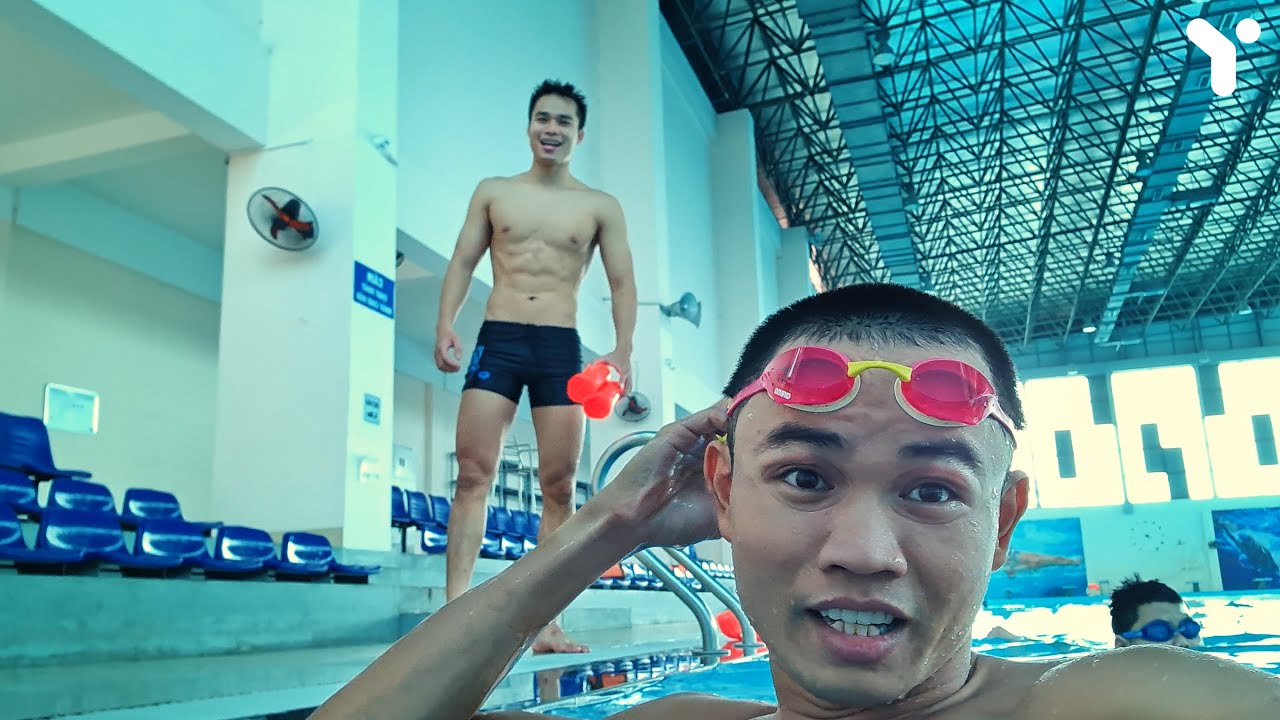 Bơi Bướm Lướt Dài | Thử Sức Với VĐV Vũ Tấn Thành Tại Bể Bơi Hoàng Mai