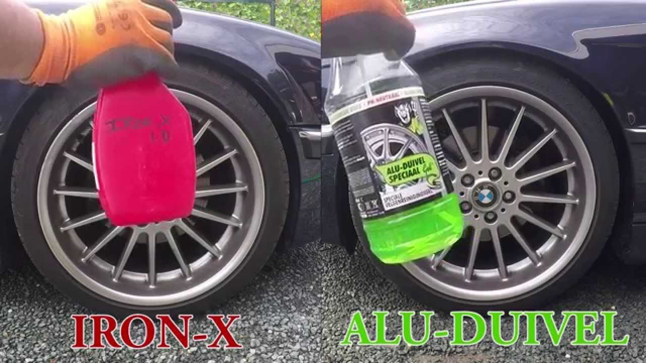 Velgenreiniger Iron-X vs Alu-Duivel