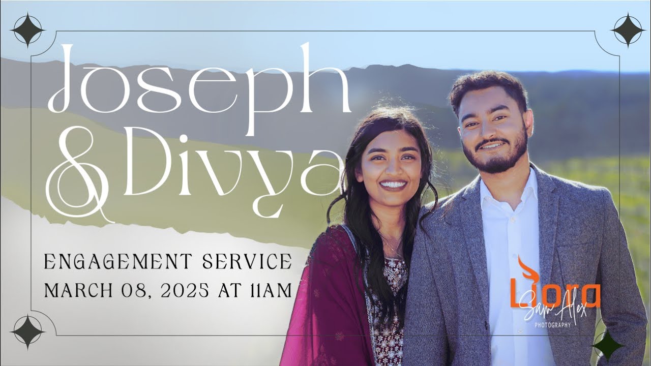 Joseph & Divya | Engagement Service | Liora TV | Live | March 8, 2025 at 11AM