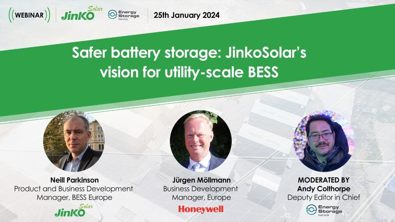 Safer battery storage: JinkoSolar’s vision for utility-scale BESS