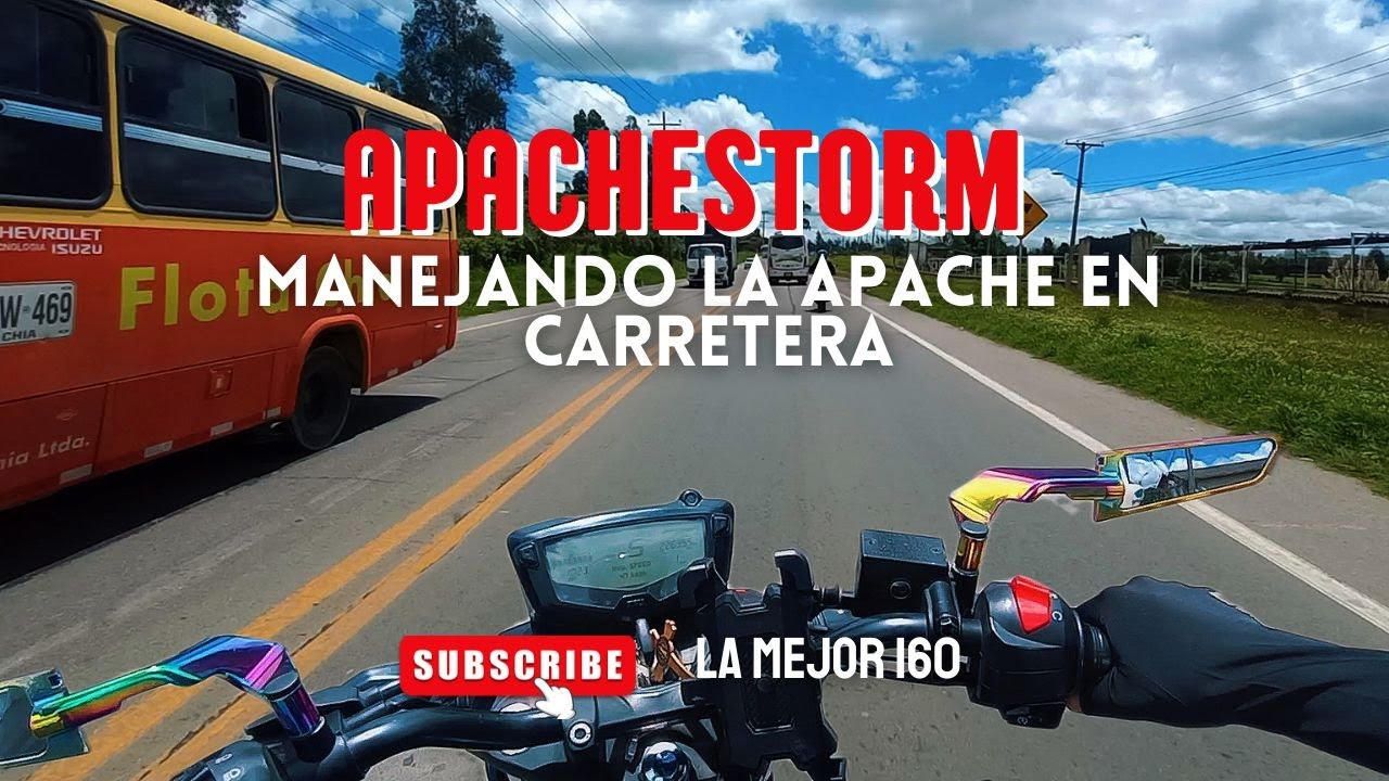 Así es la Apache 160 4V por carretera | FULL SONIDO