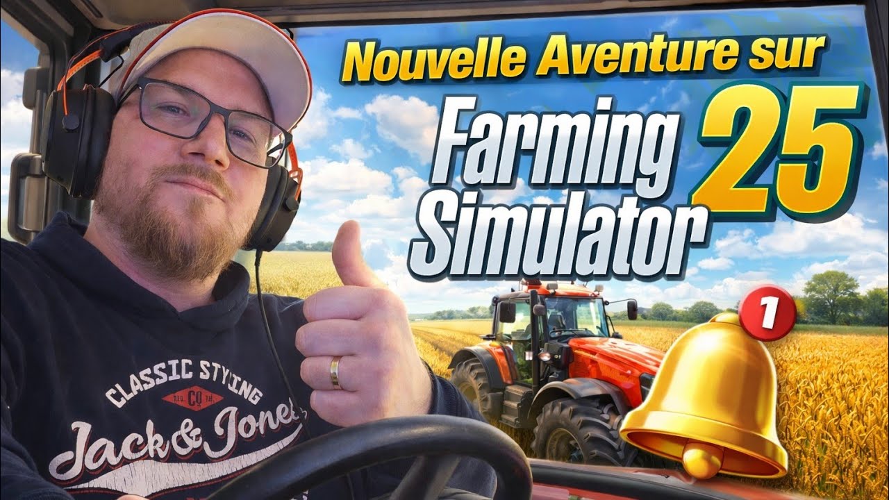 On commence pour la première fois fs25 , l'agri noob en action =)