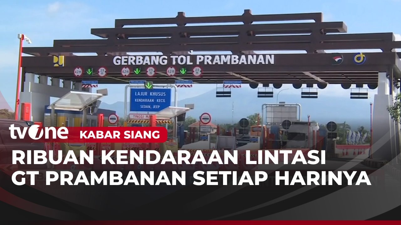 GT Prambanan Ramai Lancar, Posko Top Up Saldo E Toll Siap Membantu | Kabar Siang