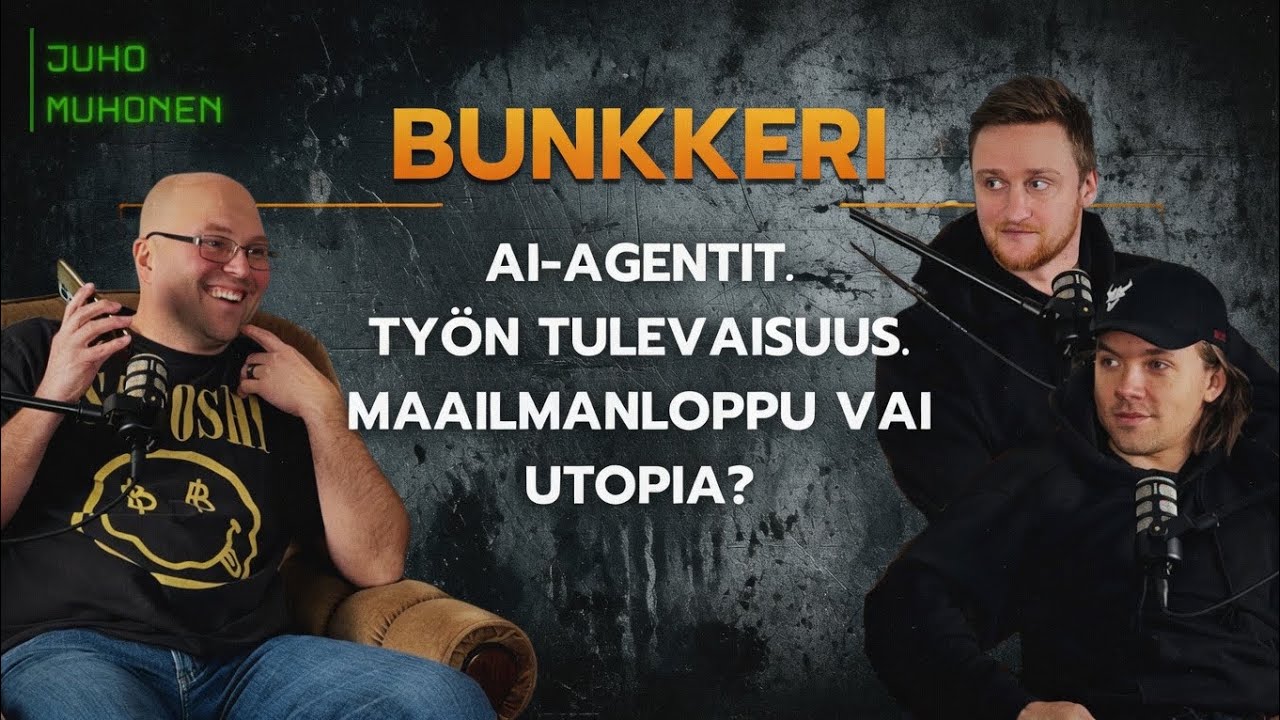 #2 Juho Muhonen - AI-agentit, Työn tulevaisuus, Maailmanloppu vai utopia?